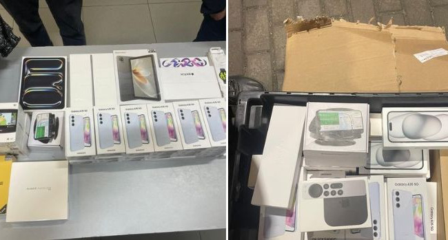 В Украину пытались ввезти продукцию Apple, Huawei и Samsung более чем на 1 млн грн