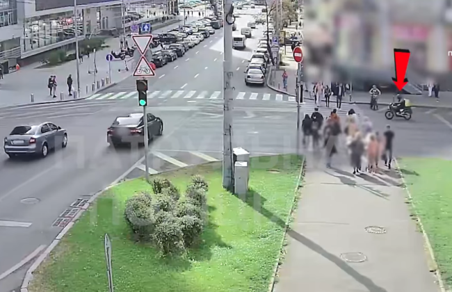 Киевские патрульные показали наглядный пример того, как нарушение ПДД может привести к ДТП