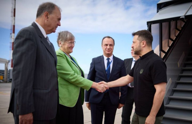 Владимир Зеленский прибыл в Хорватию для участия в саммите «Украина – Юго-Восточная Европа»