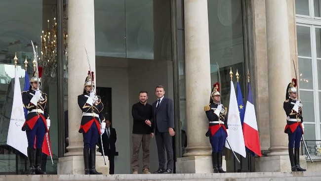 Владимир Зеленский представил Эммануелю Макрону План победы и обсудили дальнейшую стратегию