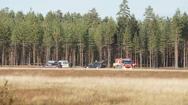 На юге Финляндии во время взлета разбился легкомоторный самолет во время взлета