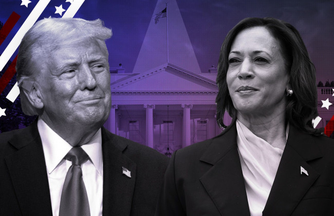 Дональд Трамп впервые обогнал Камалу Гаррис в предвыборном опросе в США