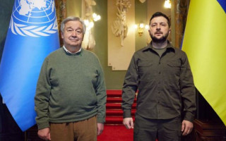 Зеленський відхилив візит генсека ООН до України через його поїздку на саміт БРІКС у рф — AFP