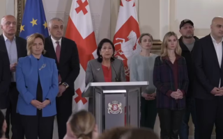 Президентка Грузії Саломе Зурабішвілі не визнала вибори і закликала вийти на протест