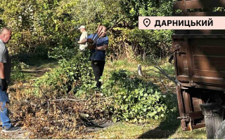 У чотирьох районах Києва прибрали стихійні звалища, фото