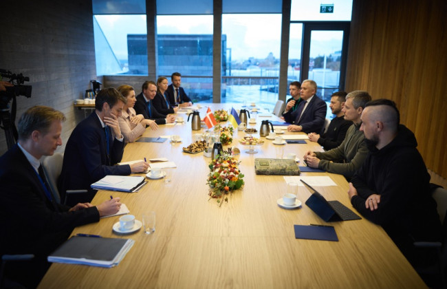 Президент України обговорив з Данським прем'єром підтримку військового виробництва та другий Саміт миру