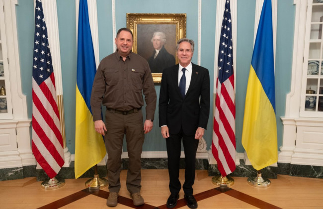 Андрей Ермак с Энтони Блинкеном обсудил поддержку Украины и План победы