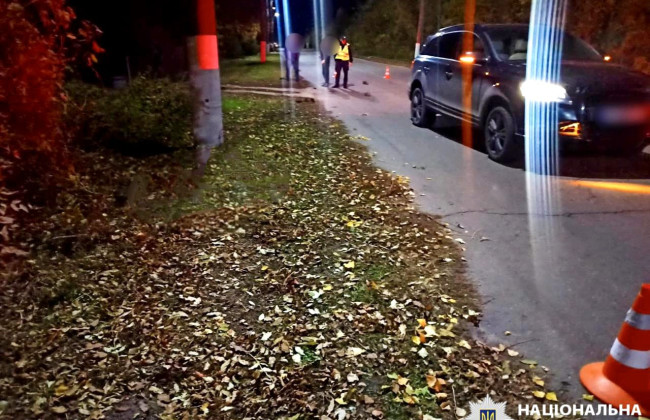 На Киевщине водитель Audi совершил смертельный наезд на пешехода