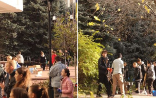 У Києві через атаку російських БПЛА пошкоджено корпус КНУ імені Шевченка, фото