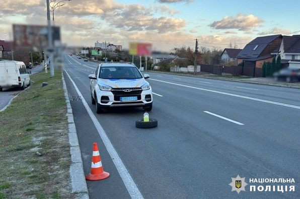 У Броварах від причепа легковика відлетіло колесо та вдарило 4-річну дівчинку