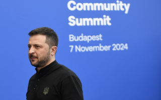 Володимир Зеленський прибув до Угорщини для участі у саміті Європолітичного співтовариства