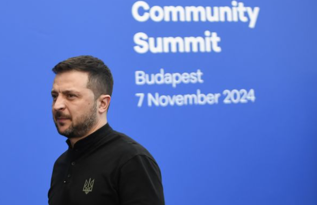 Володимир Зеленський прибув до Угорщини для участі у саміті Європолітичного співтовариства