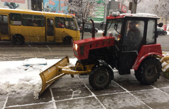 В Киеве отчитались о подготовке снегоуборочной техники к зиме