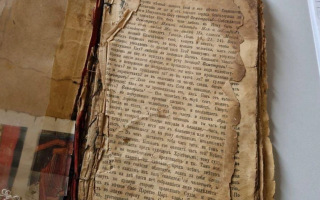 Військові знайшли старовинну Біблію в стіні розбитої хати поблизу Сіверська, фото