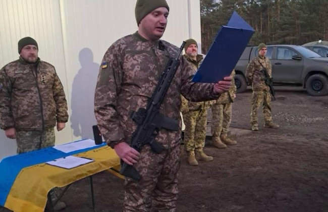 Добровольцы «Украинского легиона» в Польше приняли присягу