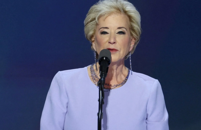 Дональд Трамп планирует назначить на должность министра образования Линду Макмехон