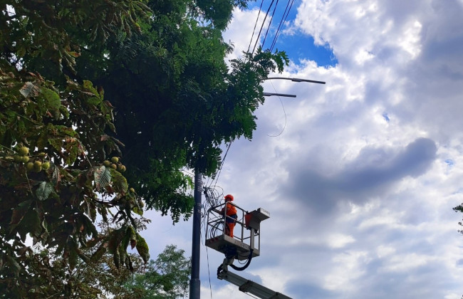 В Киеве в 8 районах возможно отключение фонарей