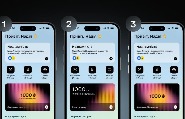 В Минцифры решили провести опрос, какой лучше дизайн для выдачи 1000 грн зимней єПідтримки