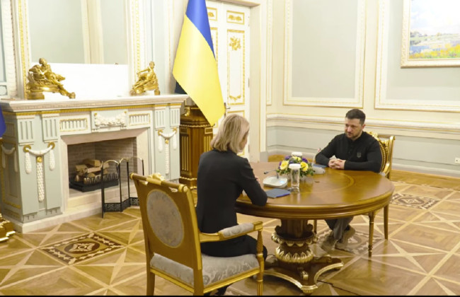 Президент Украины обсудил с верховной представительницей ЕС потребности Украины в ПВО