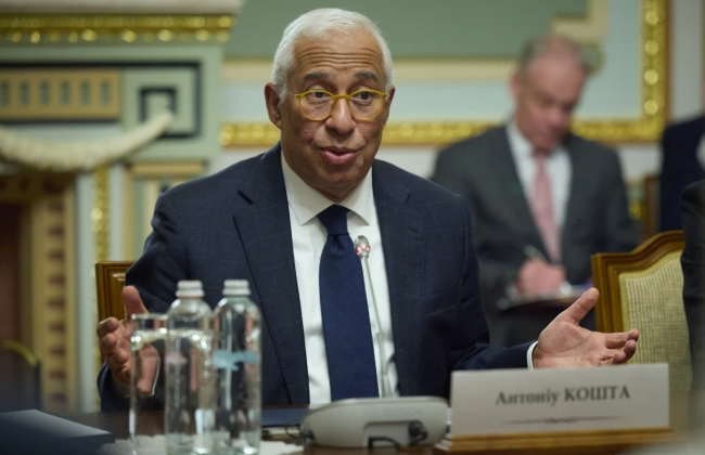 Справедливый мир может определять только Украина, — новый президент Евросовета Антониу Кошта