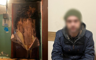 В Киеве мужчина поджег дверь квартиры своего знакомого — ему грозит до 10 лет заключения