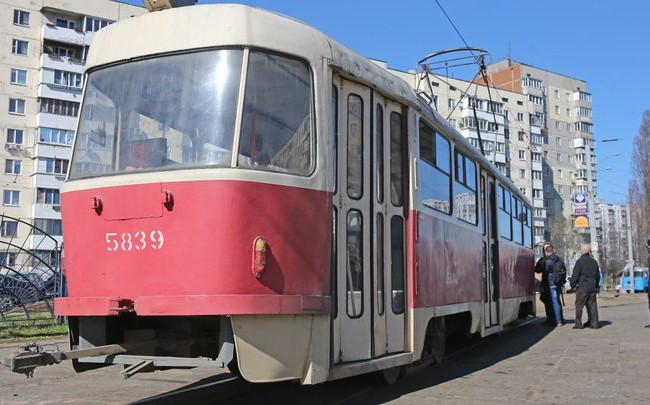 В Киеве изменят маршруты четырех трамваев из-за ремонта путей