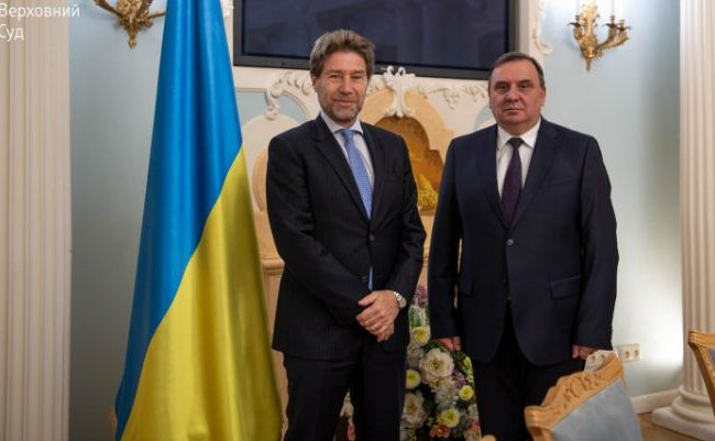Глава ВС Станислав Кравченко обсудил с Послом Италии вызовы, что возникли перед судебной властью в процессе евроинтеграции