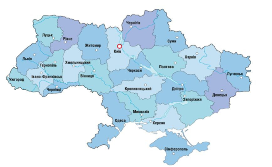 Рада суддів оновила інтерактивну карту судів України з розрахунками нормативів навантаження