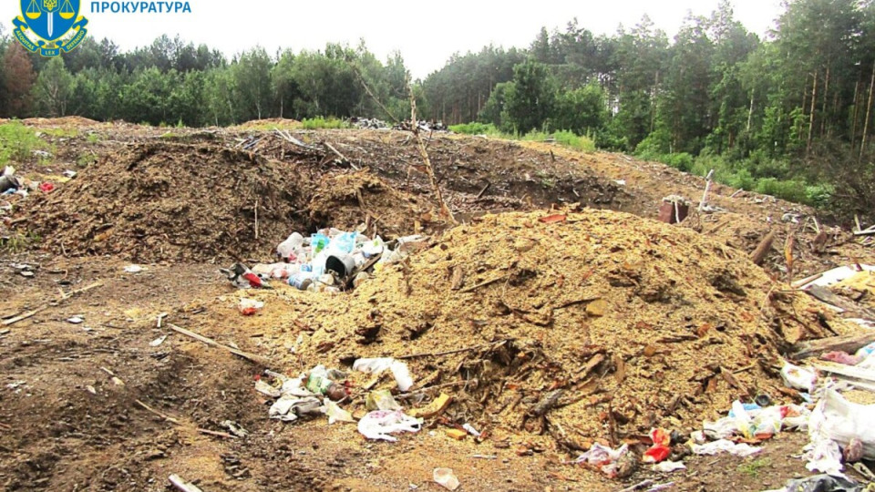 В Житомирской области лесхоз загрязнил отходами 1,5 га земли и должен возместить более 1 млн грн убытков