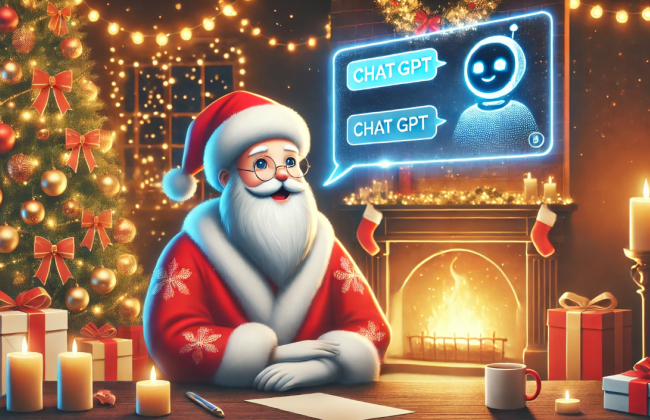 Користувачі ChatGPT можуть поспілкуватися з віртуальним Санта Клаусом