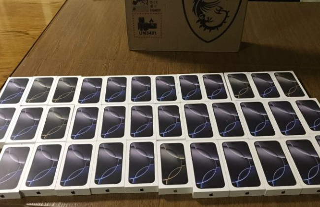 В Украину пытались ввезти партию незадекларированных iPhone 14, 15 и 16 Pro Max