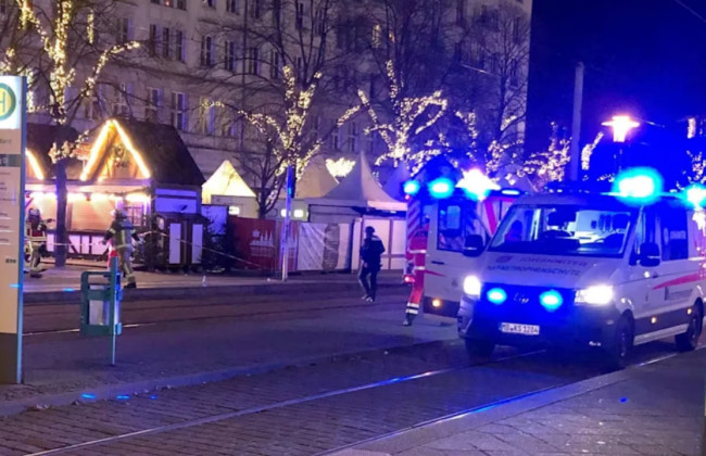 Теракт у Магдебурзі на різдвяному ярмарку – поліція затримала водія, який 400 метрів проїхав натовпом
