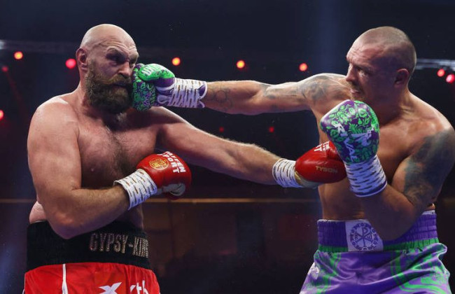 Искусственный интеллект оценил бой Усика с Фьюри — обнародовали результат