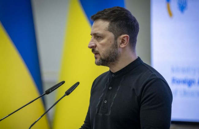 Зеленский озвучил задачу для украинских дипломатов на 2025 год