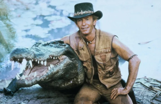 В Австралии скончался 90-летний крокодил Берт, звезда культового фильма «Крокодил Данди»