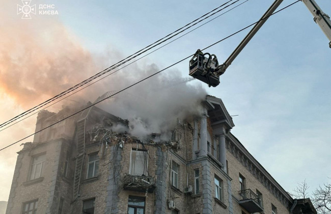 В Киеве количество пострадавших из-за атаки шахедов возросло до шести