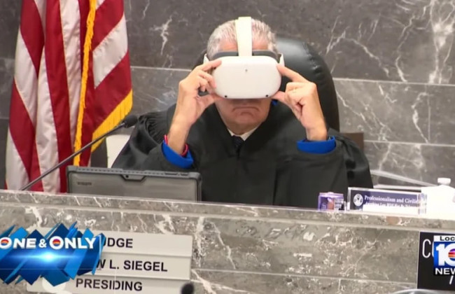 Судья во Флориде впервые использовал VR-очки для рассмотрения дела