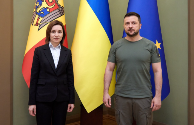 Украина готова помочь Молдове пройти энергокризис, — Владимир Зеленский