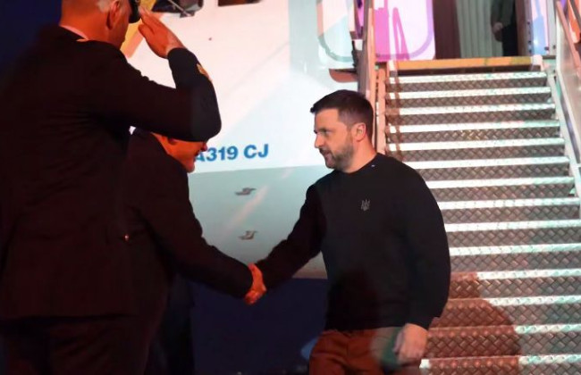 Зеленский прибыл в Италию на встречу с главой правительства Мелони и президентом Матареллой, видео