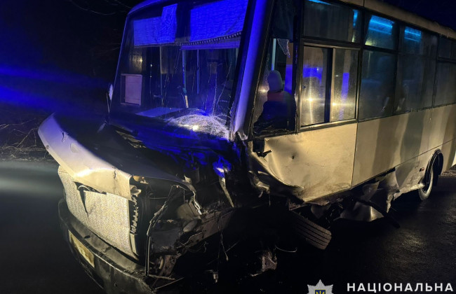 На Львовщине столкнулись легковушка и автобус – пассажиры в больнице