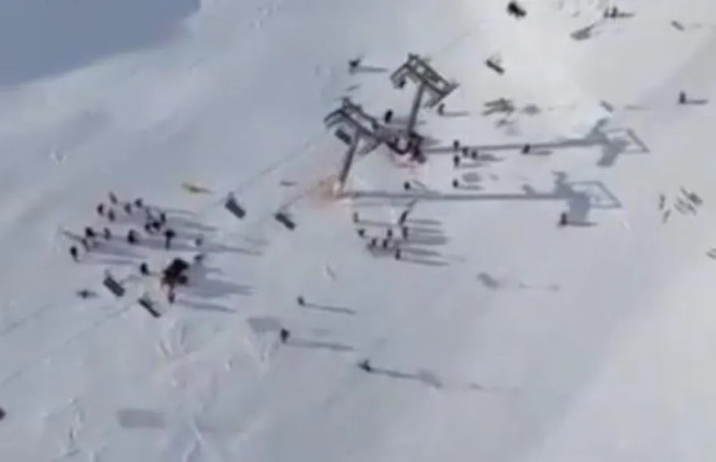 В Испании на подъемнике потерял натяжение трос – по меньшей мере 30 пострадавших