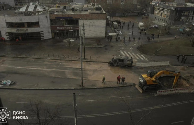 У Києві внаслідок ракетної атаки пошкоджено найстаріший  McDonald's України