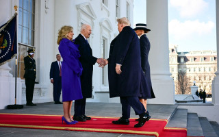 Дональд Трамп прибув до Білого дому