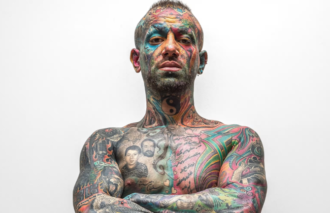 В Иране к смертной казни приговорили рэпера с татуировками по всему телу