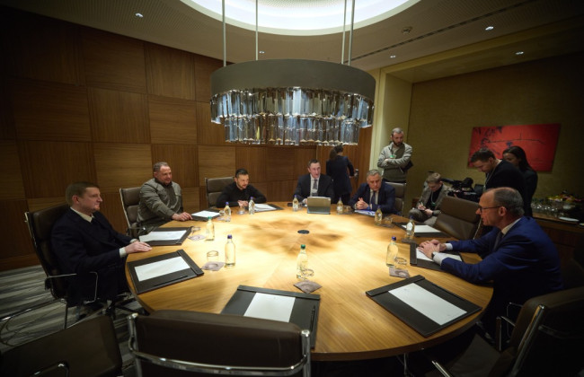 Владимир Зеленский встретился с кандидатом в канцлеры Германии