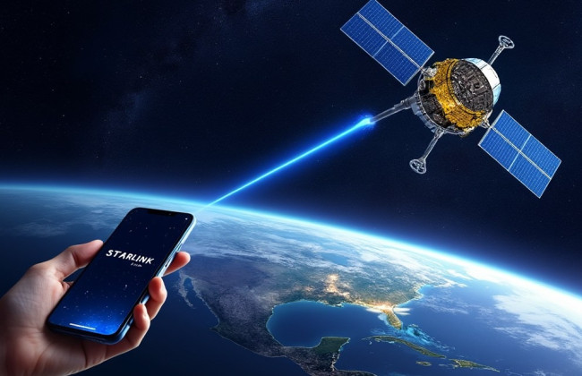SpaceX готовится к запуску бета-тестирования Starlink для глобальной мобильной связи