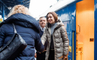 Президент Молдовы Майя Санду прибыла в Киев, чтобы обсудить с Владимиром Зеленским энергетику и вопросы безопасности