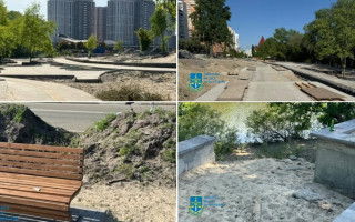 В Киеве разворовали 200 тыс грн во время ремонта парка в Дарницком районе