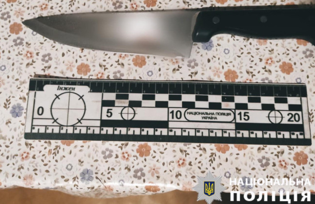 В Киевской области мужчина чуть не зарезал сожительницу