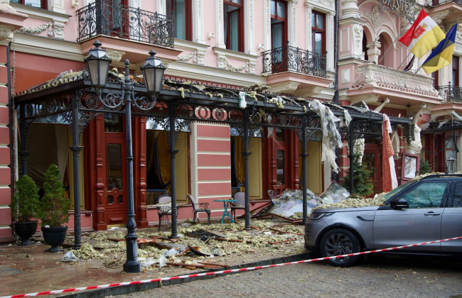 В Одессе 19 памятников архитектуры получили повреждения в результате ракетного удара 31 января